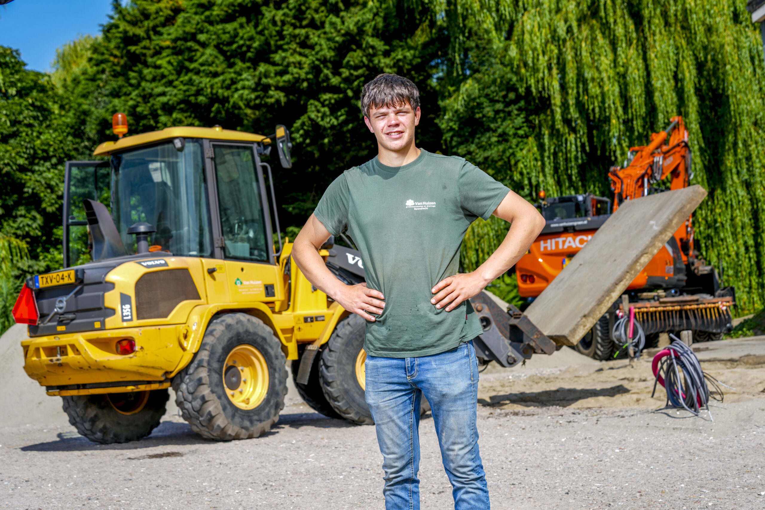 Leerling groenvoorziening Van Huizen Barendrecht