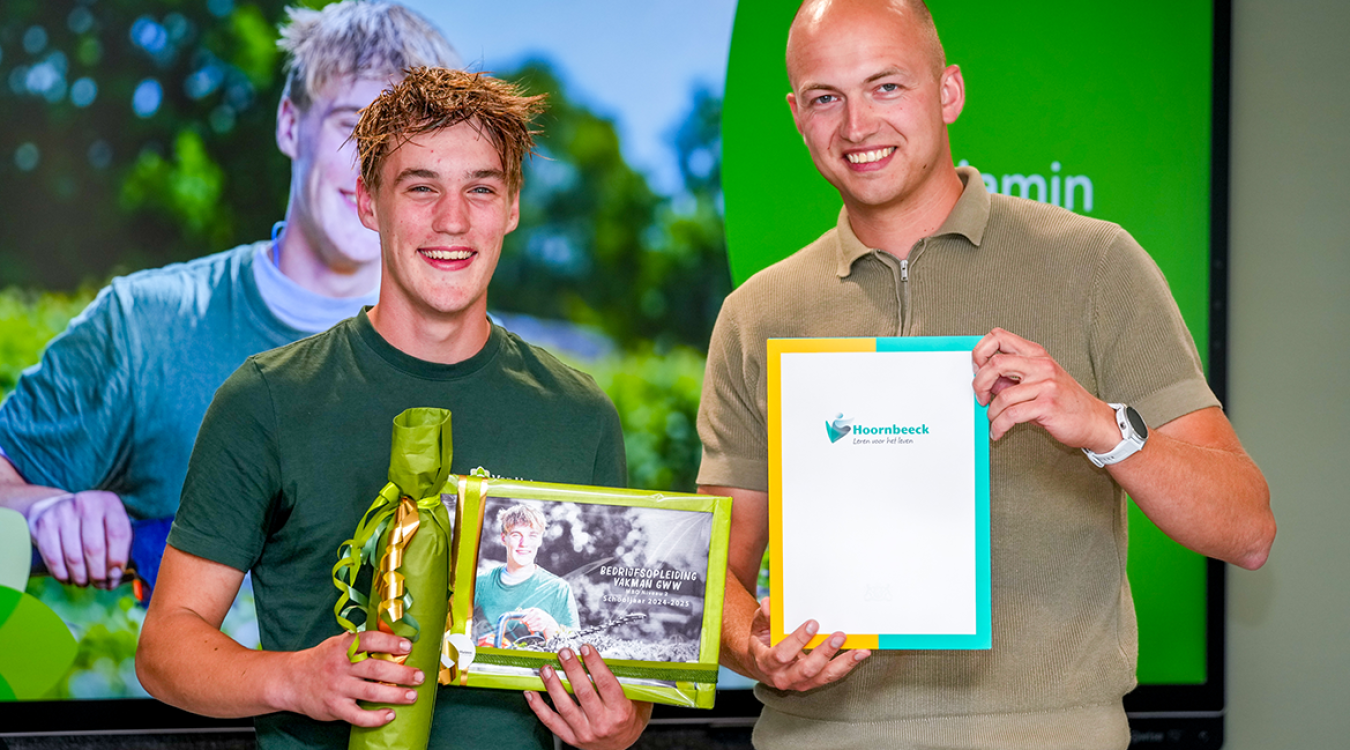 Diplomering bedrijfsopleiding Van Huizen Groenvoorziening
